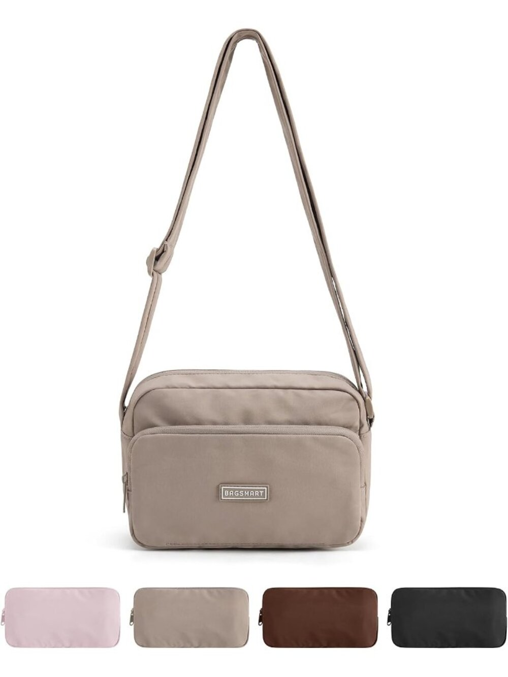 👜Women's Camel Mini Foldable Crossbody Bag Waterproof Travel Shoulder Purse
